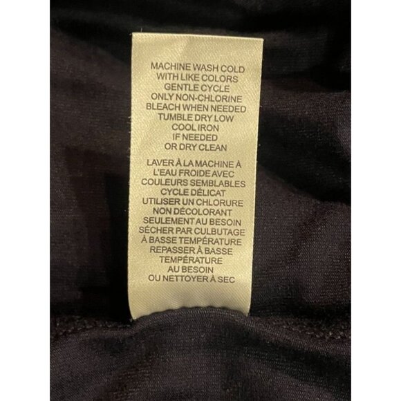 Tahari Navy Blue Sleeveless Maxi Dress With Front Knot Detail Size Medium - Picture 9 of 10